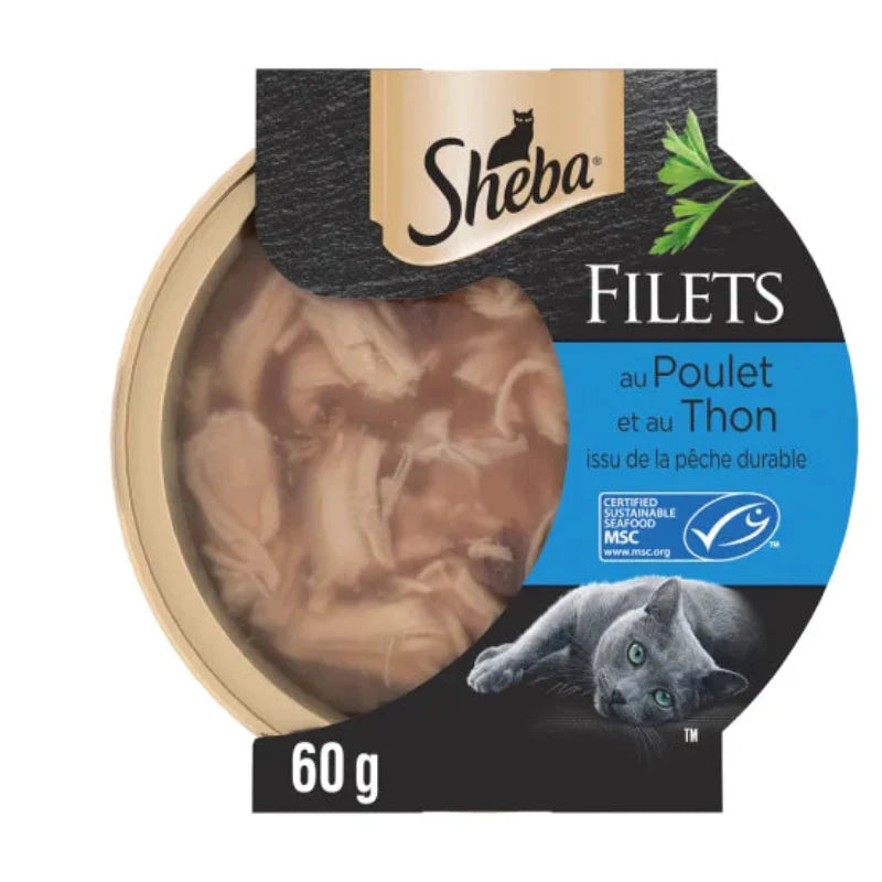 SHEBA - BARQUETTE AU FILET 60GR