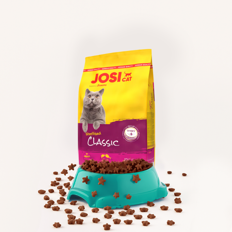 JOSICAT VRAC POUR CHAT STERILISE AU POULET 1 KG