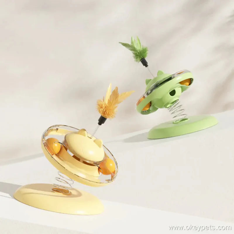 OKEYPETS NOUVEAU PLATEAU TOURNANT DISTRIBUTEUR DE FRIANDISE