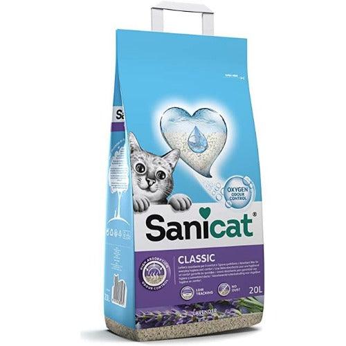 Litière SANICAT CLASSIC OXYGEN LAVANDE 10L