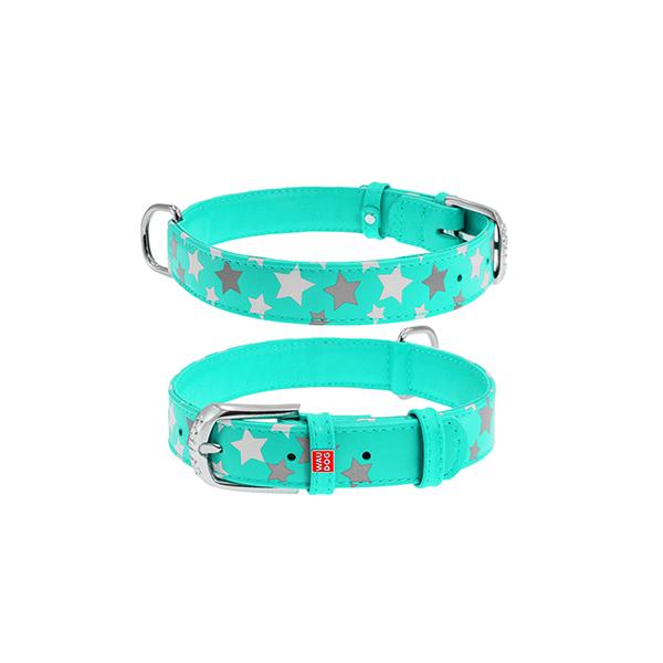 WAU-DOG COLLIER GLAMOUR STAR AVEC QR CODE