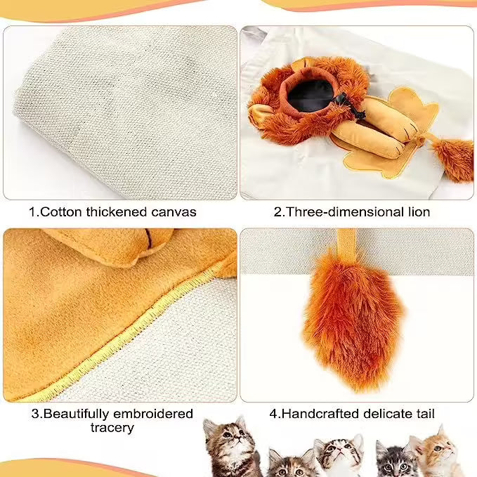 SAC EN TISSU CREATIF POUR CHAT ET PETIT CHIEN