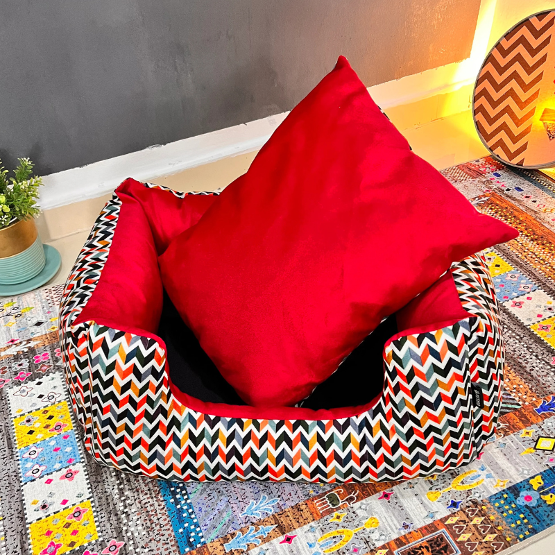 Panier Double Face Pour Animaux De Compagnie, Chiot ,Chat..