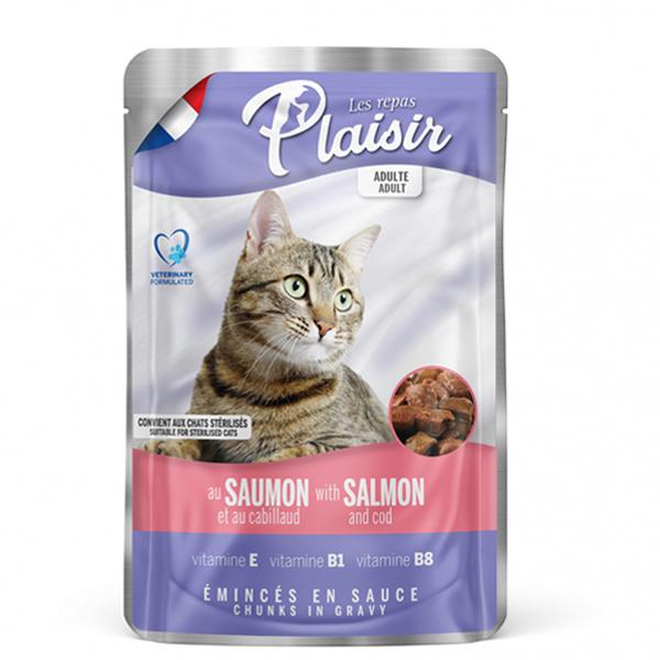 PLAISIR - POCHON  AU SAUMON 100G