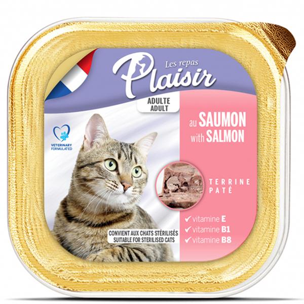 PLAISIR - BARQUETTE AU SAUMON 100 G