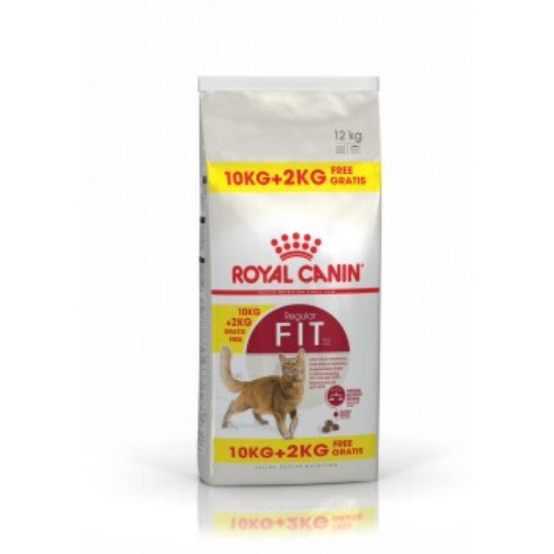 ROYAL CANIN REGULAR FIT POUR CHAT 10+2KG GRATUIT