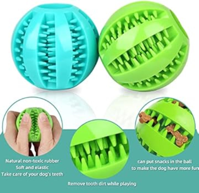 BALLE NETTOYAGE DES DENTS POUR CHIEN