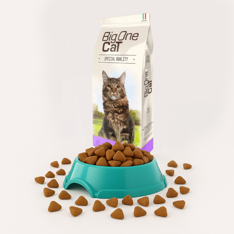 BIG ONE VRAC POUR CHAT STERILISE AU POISSON 1 KG