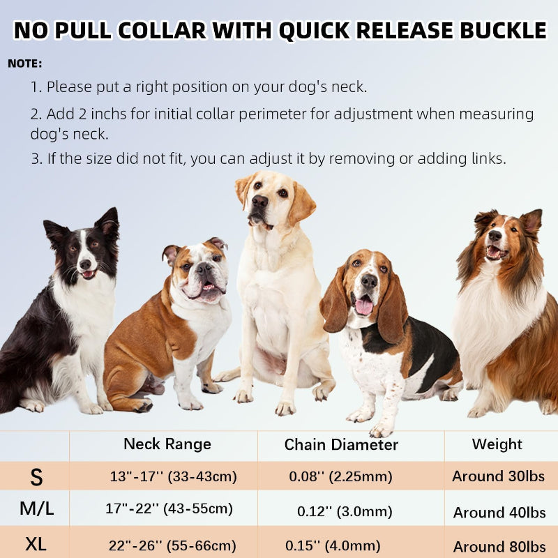 COLLIER ETRANGLEUR ANTI-TRACTION XL