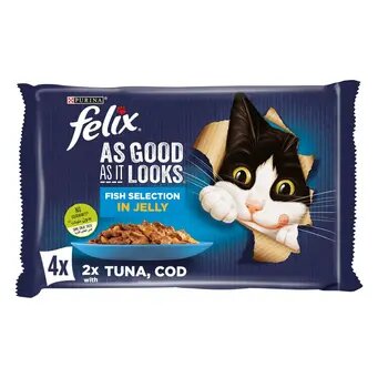 PURINA FELIX PACK X4 THON ET COD