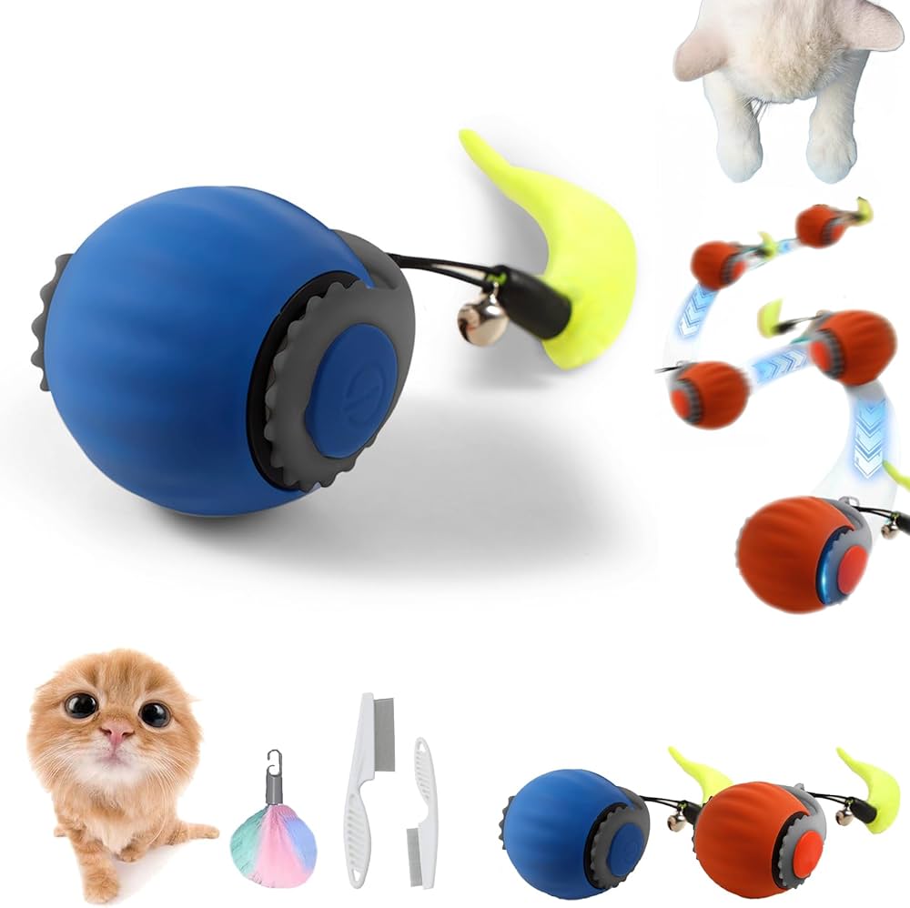 JOUET INTERACTIF ELECTIQUE AVEC CORDE A ROTATION AUTOMATIQUE