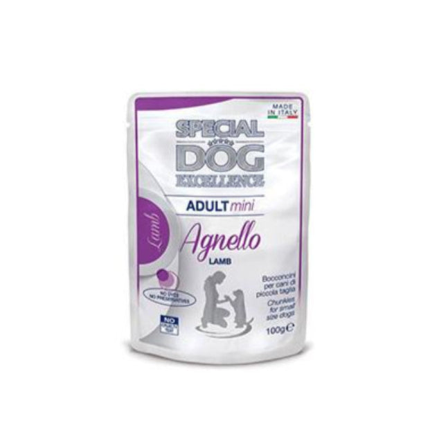 LE DOG EXCELLENCE - POCHON MINI ADULT AU AGNEAU 100 GR