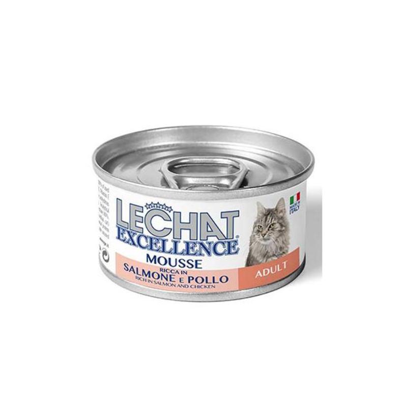 LECHAT EXCELLENCE - MOUSSE AU POULET & SAUMON 85 GR