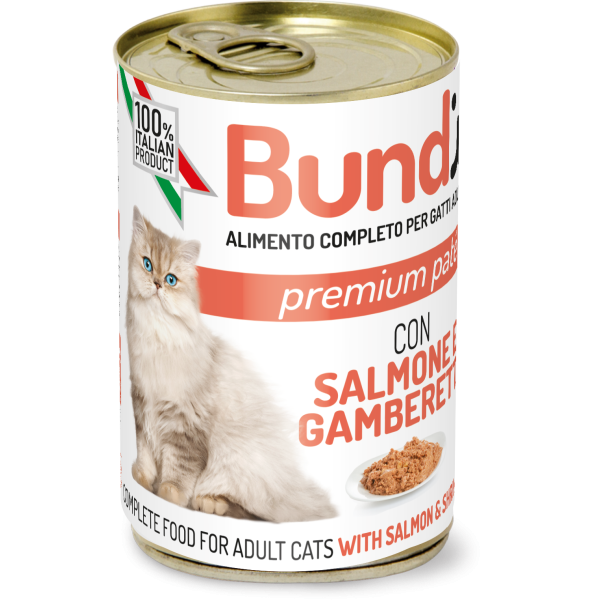 BUNDY - PATE CHAT ADULTE AU SAUMON 400 Gr