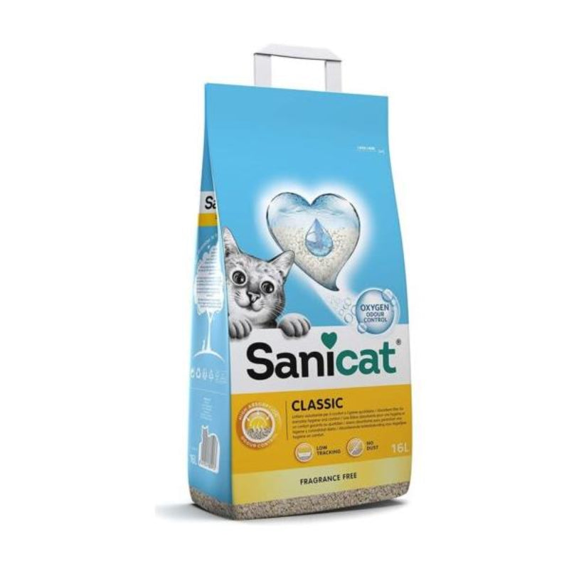 LITIERE SANICAT CLASSIC OXYGEN 16 L
