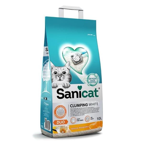 LITIÈRE SANICAT AGGLOMERANTE DUO 10 L