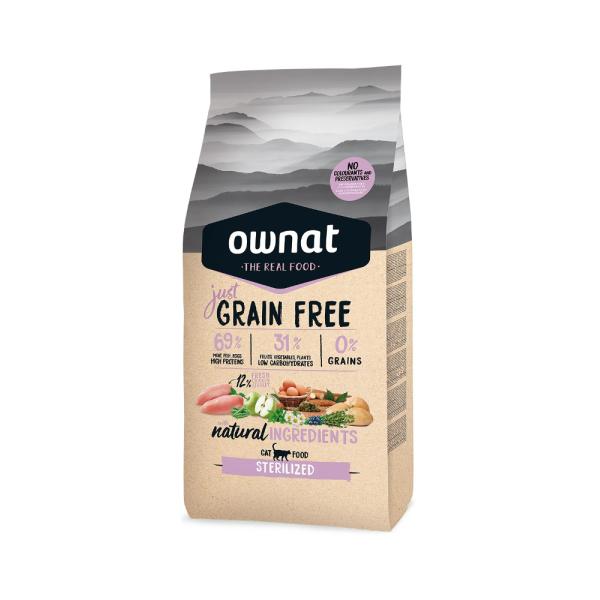 OWNAT - JUST GRAIN FREE POUR CHAT STERILISE