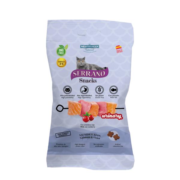 SERRANO SNACK POUR CHAT AU SAUMON URINARY 50G