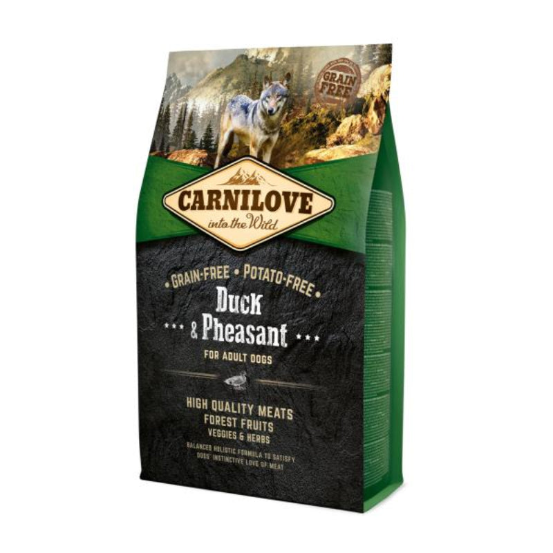 CARNILOVE CHIEN CANARD & FAISANT 4 kg