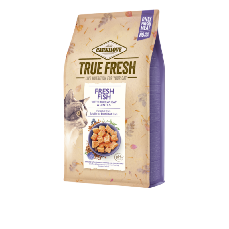 CARNILOVE TRUE FRESH CROQUETTE CHAT STÉRILISE AU POISSON 1.8 KG