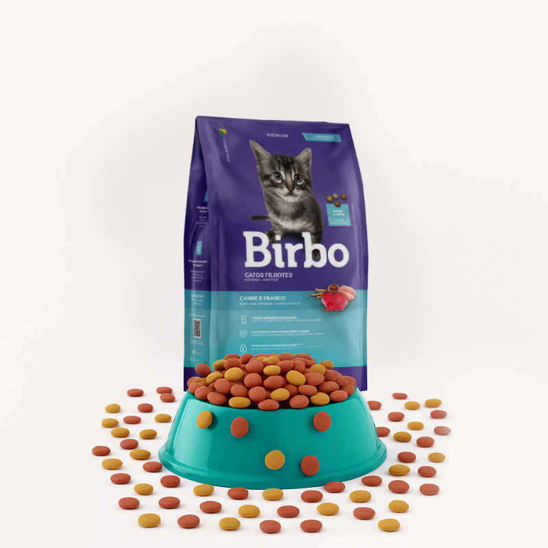 BIRBO VRAC POUR CHATON AU POULET & BOEUF 1 KG