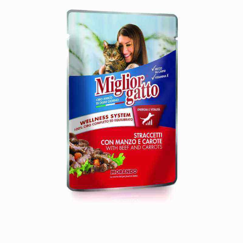 MIGLIOR GATTO - POCHON BOEUF ET CAROTTE 100 GR