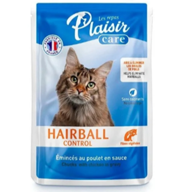 POCHON PLAISIR POULET SAUCE HAIRBALL CONTROL 100G