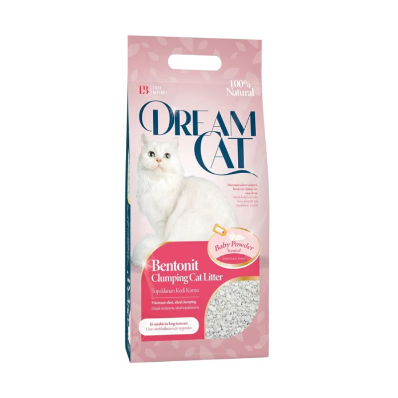 DREAM CAT - LITIÈRE AGGLOMÉRANTE BABY POWDER