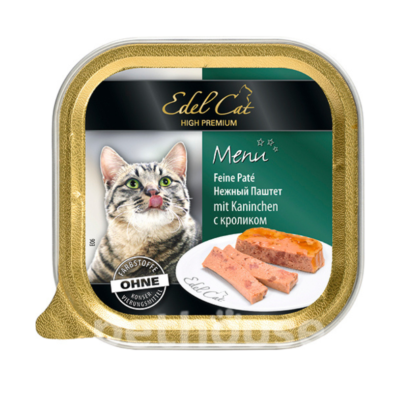 EDEL CAT - BARQUETTE AU LAPIN 100 Gr