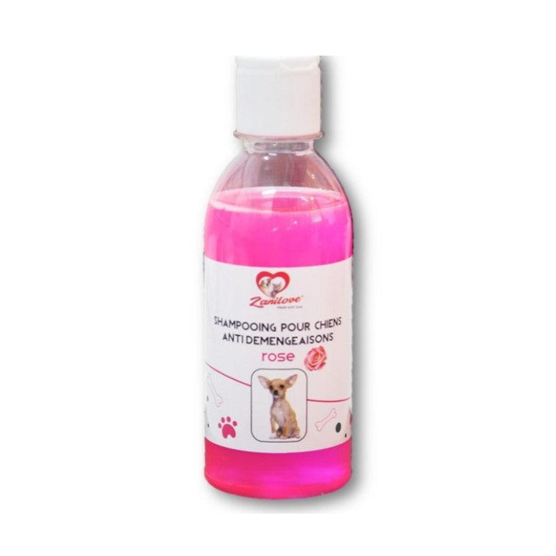 ZANILOVE - SHAMPOING ANTI-DEMANGEAISON CHIEN ROSE 250 ML