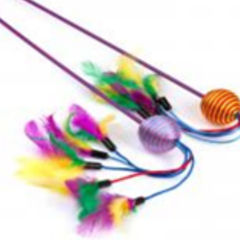 CANNE A PECHE TEASER PLUMEAU POUR CHAT