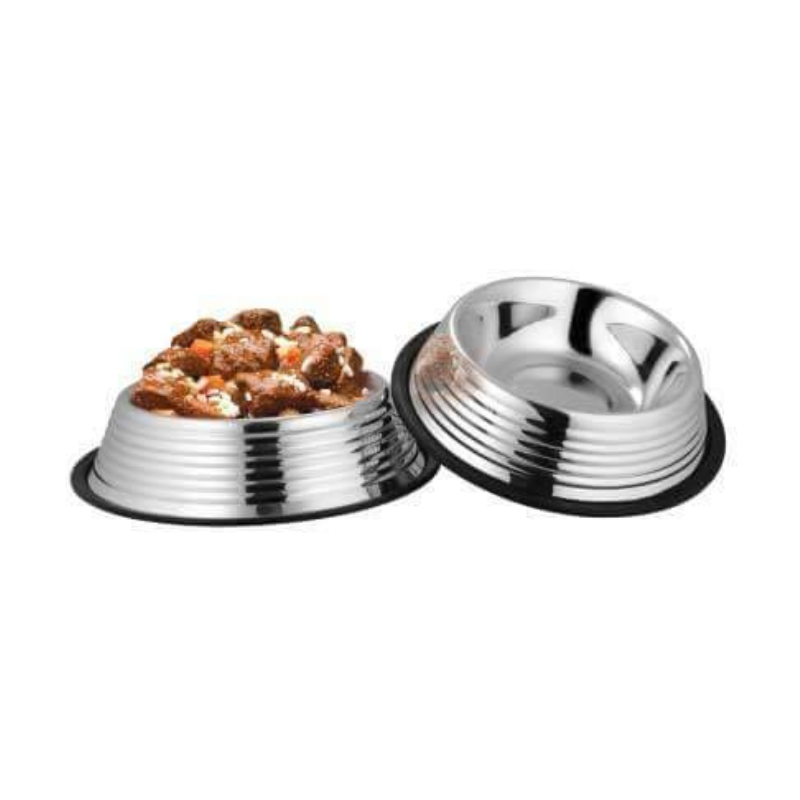 FELICAN - Gamelle Inox antidérapante à Nervure 2.8LT