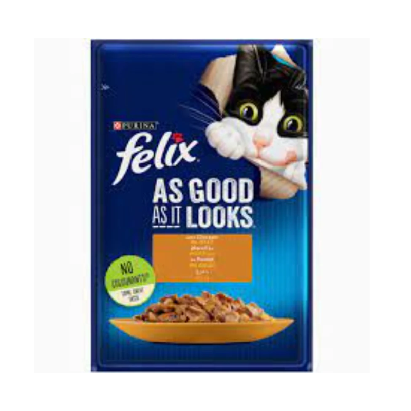 FELIX POCHON AU POULET 85G