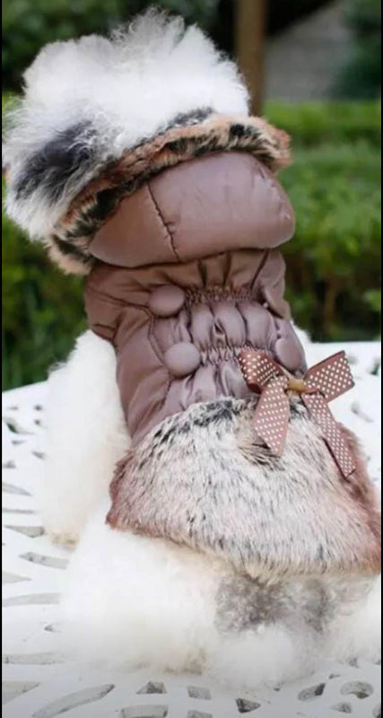 MANTEAU D’HIVER CHAUD POUR CHIEN TAILLE S