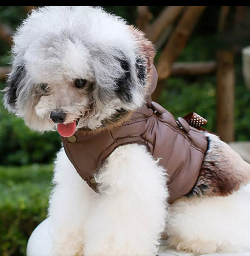 MANTEAU D’HIVER CHAUD POUR CHIEN TAILLE S