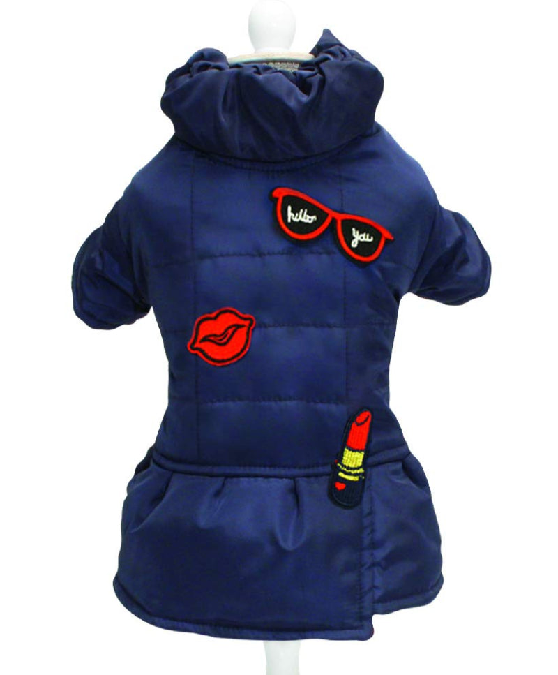 CROCI-VESTE MATELASSE  CHIEN TAILLE S