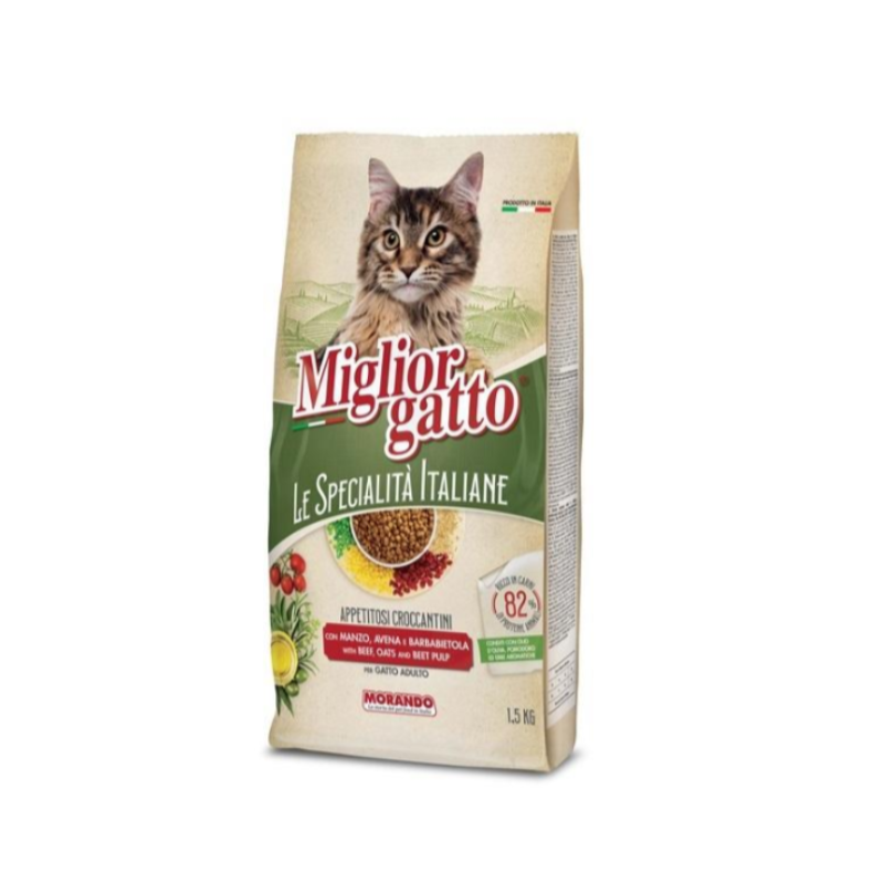 MIGLIOR GATTO LE SPÉCIALISTE - CROQUETTES AU BOEUF 1.5KG