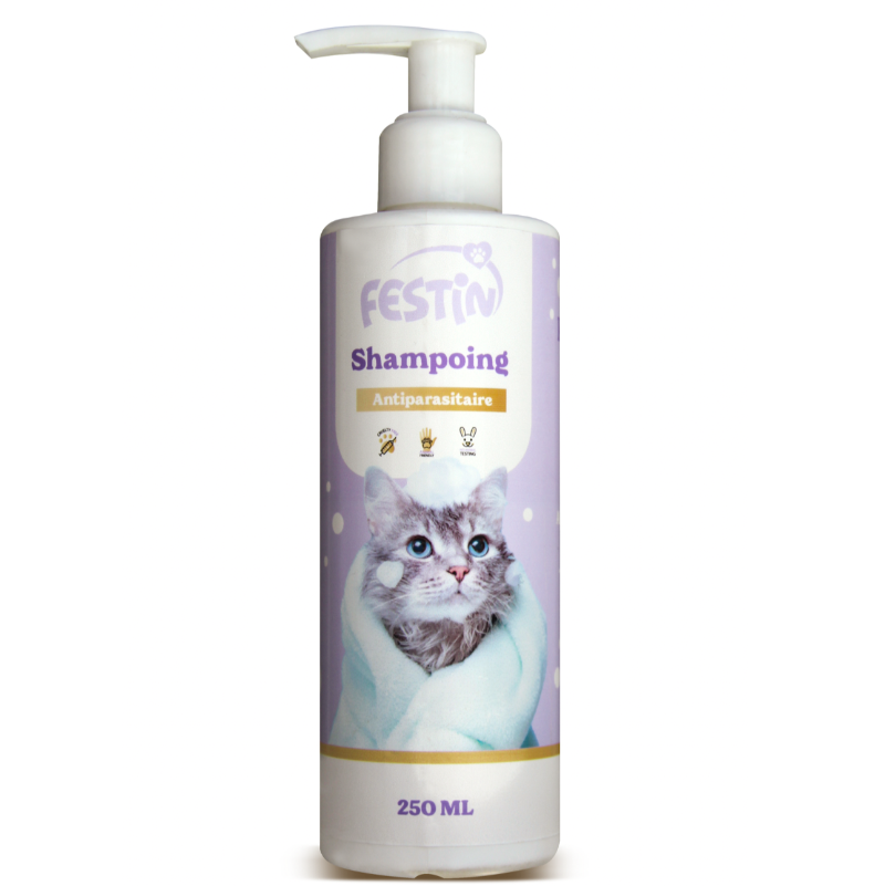 FESTIN  - SHAMPOING KILLPEST ANTIPARASITAIRE POUR CHAT 250 ML