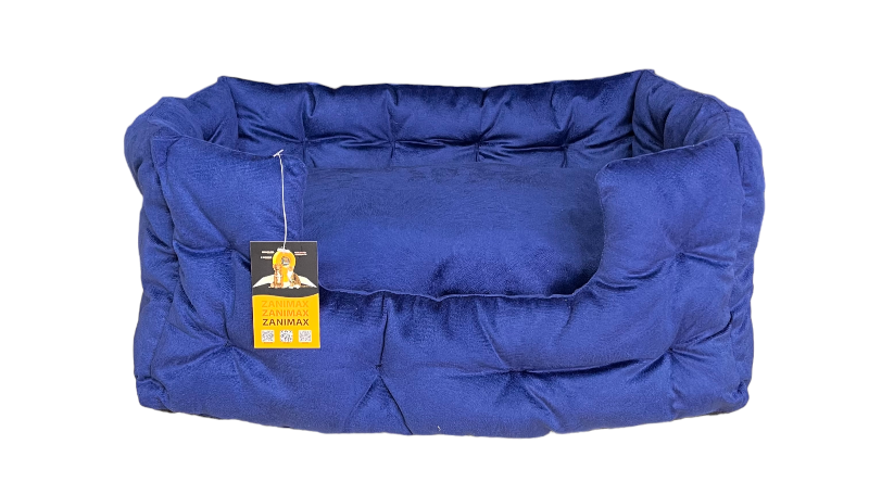 COUSSIN POUR CHATS ET MINI CHIENS BLEU