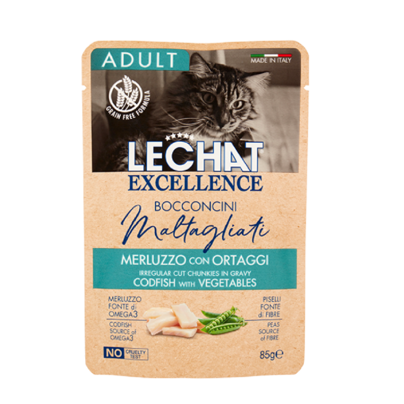 LE CHAT EXCELLENE - POCHON AU POISSON POUR CHAT 85GR
