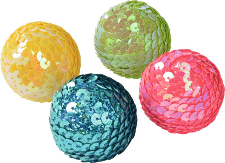 JOUET BALLE PAILETTE LOT DE 4