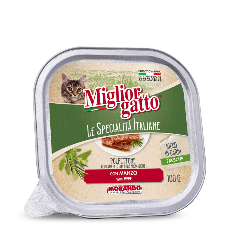 MIGLIOR GATTO LE SPECIALISTA PATE AU BOEUF 100GR