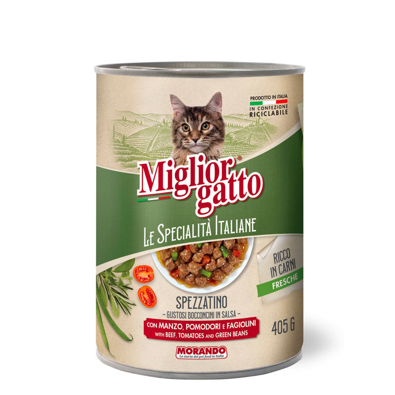 MIGLIOR GATTO LE SPECIALISTA BOUCHEES AU BOEUF 405 GR