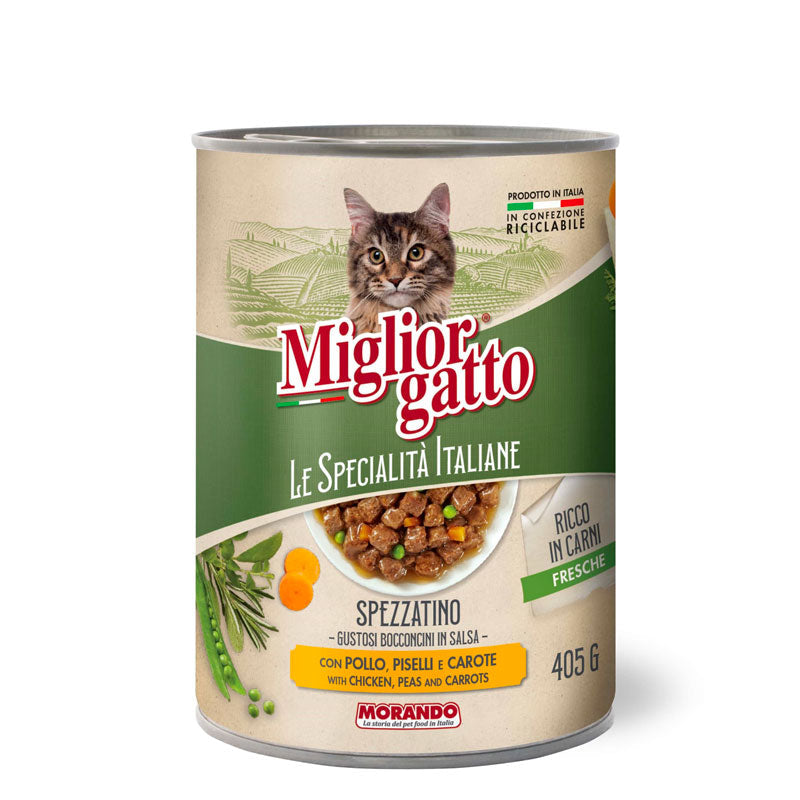 MIGLIOR GATTO LE SPECIALISTA BOUCHEES AU POULET 405 GR