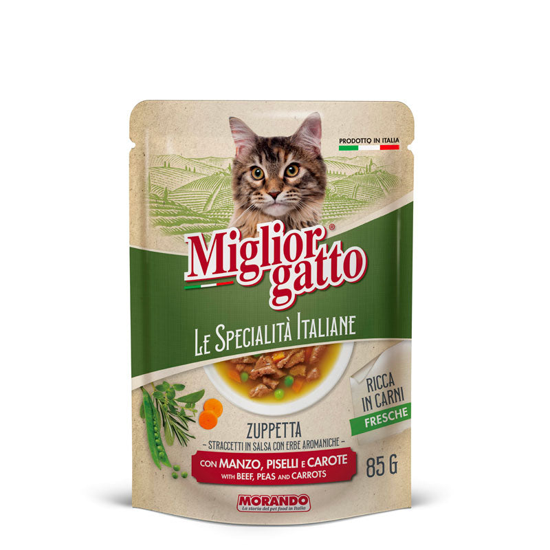 MIGLIOR GATTO LE SPECIALISTA EFFILES EN SAUCE AU BOEUF 85 GR