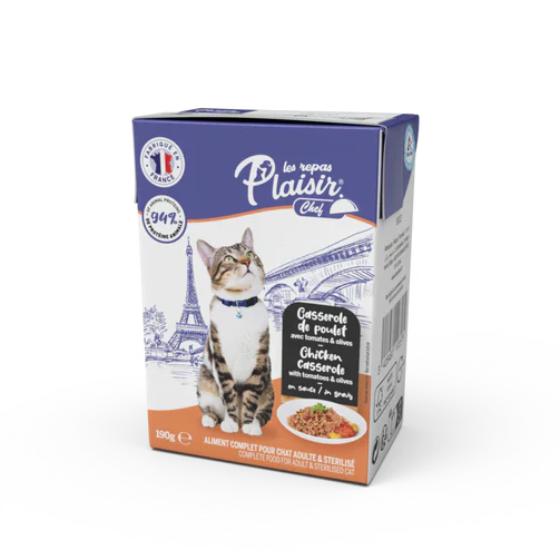 PLAISIR CHEF CHAT - SAUCE AU POULET 190GR