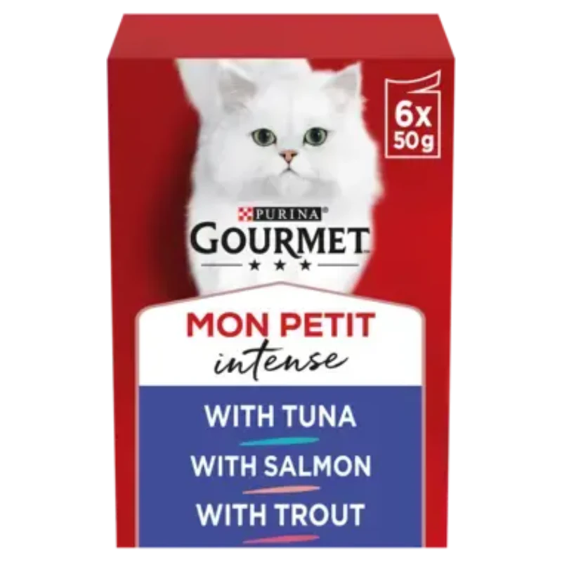 GOURMET MON PETIT INTENSE POCHON AU POISSON 6*50GR