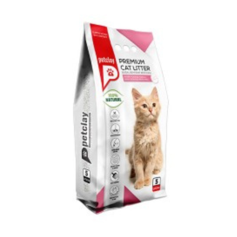 PETCLAY - LITIERE AGGLOMRANTE BABY POWDER