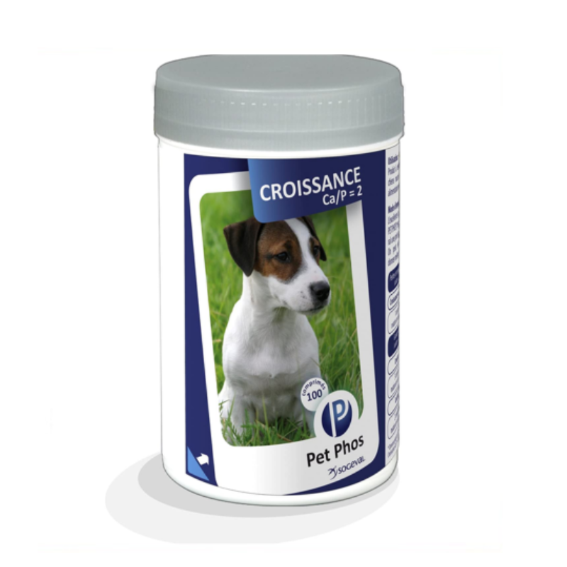 PETPHOS CROISSANCE CHIEN Ca/P=2 - 500 COMPRIMÉS