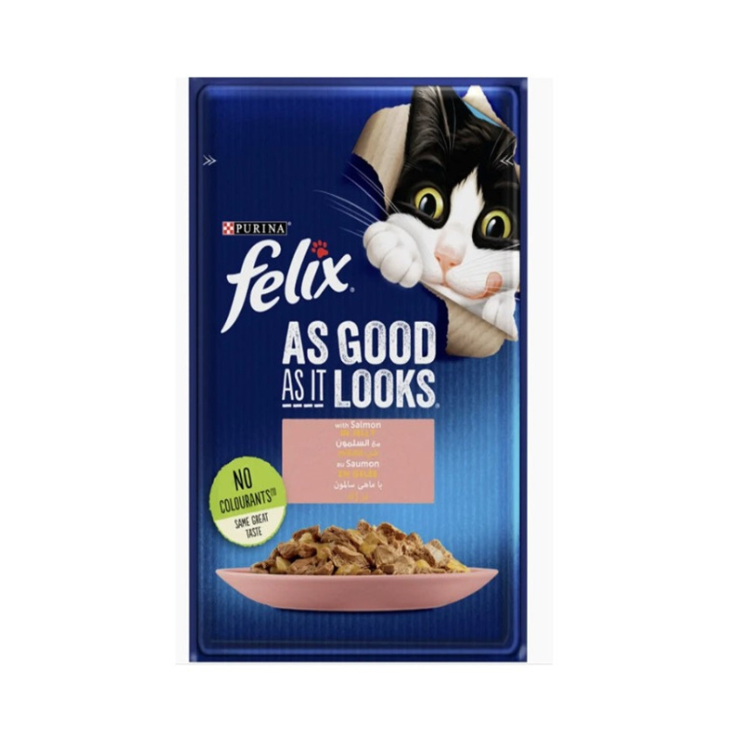 POCHON FELIX EFFILÉES AU SAUMON 85GR